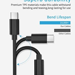 WindSwallow Fast Charger Charging Cord for JBL Speaker Headphone Charge 4, Charge 5 JBL Flip 5 JBL Pulse 4 Clip 4 Wireless Bluetooth Earphone Type C