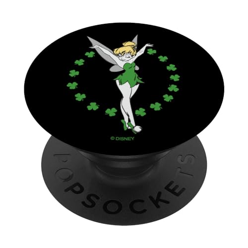 Disney Peter Pan Tinker Bell Shamrock St. Patrick's Day PopSockets Standard PopGrip