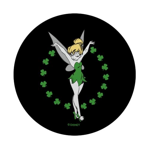 Disney Peter Pan Tinker Bell Shamrock St. Patrick's Day PopSockets Standard PopGrip
