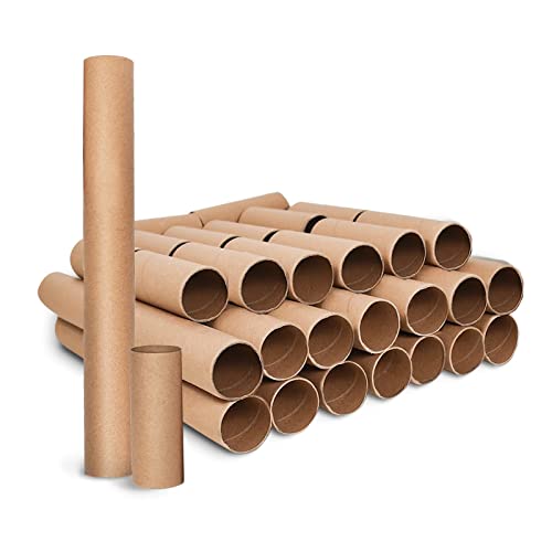 28 Ct Paper Tube Set, Cardboard Rolls with 14 Pieces 3.875 In Toilet Paper Tubes and 14 Pieces 12 In Paper Towel Tubes For Crafts