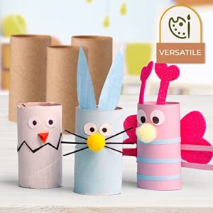 28 Ct Paper Tube Set, Cardboard Rolls with 14 Pieces 3.875 In Toilet Paper Tubes and 14 Pieces 12 In Paper Towel Tubes For Crafts