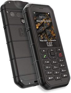 cat b26 dual sim rugged phone (gsm only, no cdma) factory unlocked 2g gsm (black)