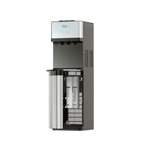 brio 520 bottleless water cooler dispenser with 2 stage filtration - self cleaning, hot cold and room temperature water. 2 free extra replacement filters included - ul/energy star approved