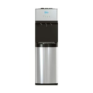 Brio 520 Bottleless Water Cooler Dispenser with 2 Stage Filtration - Self Cleaning, Hot Cold and Room Temperature Water. 2 Free Extra Replacement Filters Included - UL/Energy Star Approved