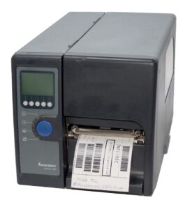 intermec easycoder pd42 pd42gj1100001020 thermal barcode label printer parallel usb network serial rewinder 203dpi