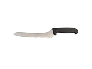 offset bread knife cozzini cutlery imports 9 in. blade - choose your color - home and commercial kitchen (black)