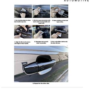 YelloPro Custom Fit Door Handle Cup 3M Scotchgard Anti Scratch Clear Bra Paint Protector Film Cover Self Healing PPF Guard Kit for 2018 2019 2020 Honda Accord LX, Sport, EX, EX-L, Touring, Sedan