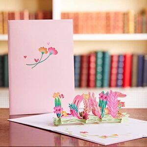 Lovepop Floral Love Pop Up Card, 5x7-3D Greeting Card, Pop Up Card for Mom, Anniversary Card for Wife, Love Card, Thinking of You