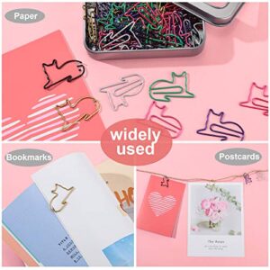 Cat Office Supplies Cat Sticky Notes Paper Clips Index Tabs Cat Gel Ink Pens Cat Shaped Bookmark Cartoon Stickers Set for Cat Lovers Kids Women Girl Work School Office(Cute Style)