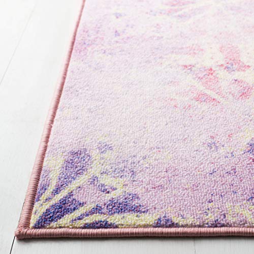 SAFAVIEH Machine Washable Slip Resistant Collection 6' 7" x 9' Purple/Pink Inspired by Disney's live action film Aladdin - Jasmine Area Rug