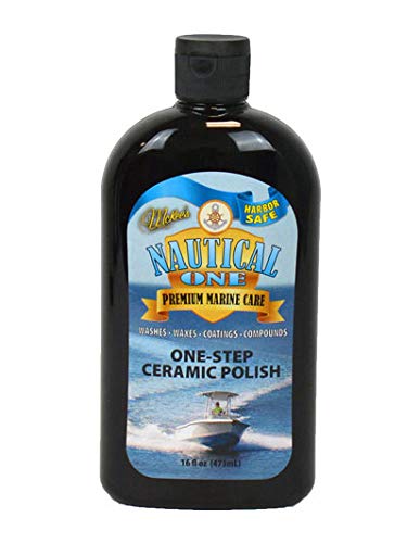 McKee's 37 Nautical One One-Step Ceramic Polish | All in One Polish Ceramic Sealant for Gel Coat Marine