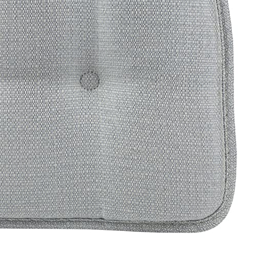 Klear Vu Omega Non-Slip Universal Chair Cushions for Dining Room, Kitchen and Office Use, U-Shaped Skid-Proof Seat Pad, 15x16 Inches, 4 Pack, 06 Gray