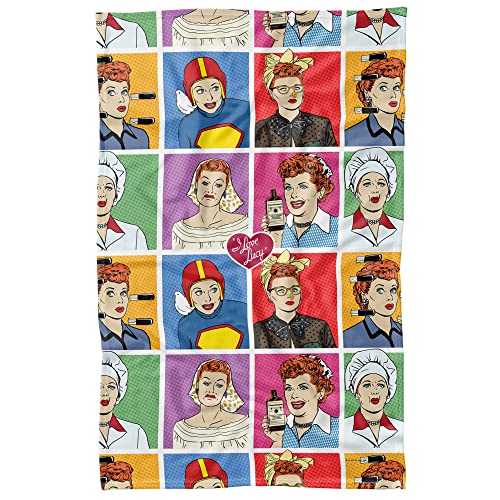 Trevco I Love Lucy Comic Fleece Blanket (36x58)