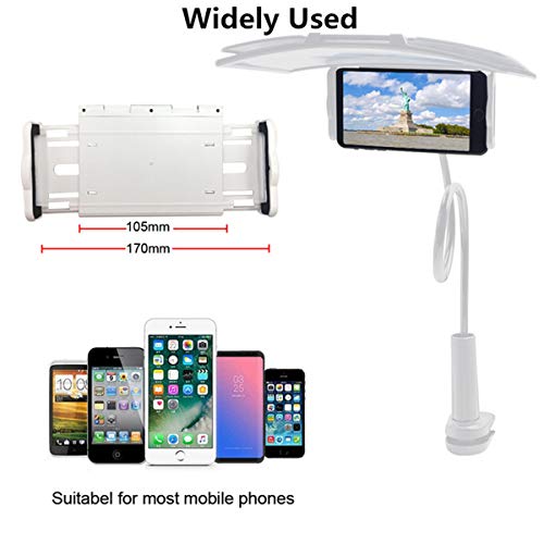 12'' Phone Screen Magnifier,Phone Screen Amplifier Enlarger for Movies, Videos, and Gaming Compatible with All Smartphones(White)