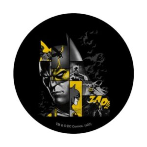 Batman 80 Years Bat Panels Dark PopSockets Standard PopGrip