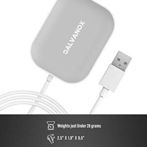 Galvanox Airpods Pro Charger - Wireless Charging Station for Apple Airpod Pro (Grey)