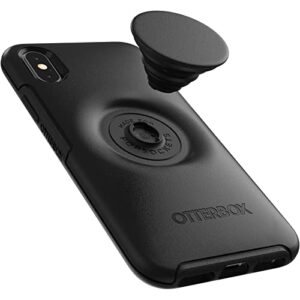 Otter + Pop Symmetry Series Hybrid Case for Apple iPhone Xs and X - Black