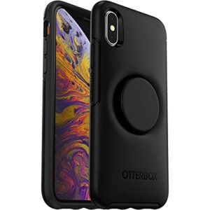 Otter + Pop Symmetry Series Hybrid Case for Apple iPhone Xs and X - Black