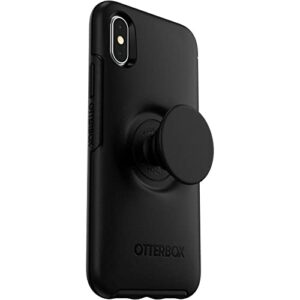 Otter + Pop Symmetry Series Hybrid Case for Apple iPhone Xs and X - Black