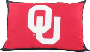 college covers throw pillow, 28 in x 20 in, oklahoma sooners