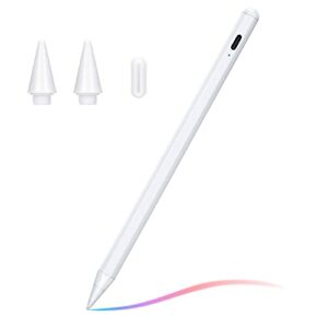 stylus pen compatible with (2018-2020) apple ipad, ipad pencil with no lag, high precision, tilt, palm rejection, for ipad 6th, ipad mini 5th, ipad air 3rd gen, ipad pro (11/12.9")