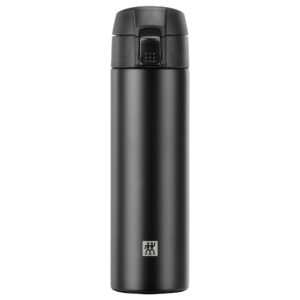 zwilling thermo travel bottle, 15.2 oz, matte black
