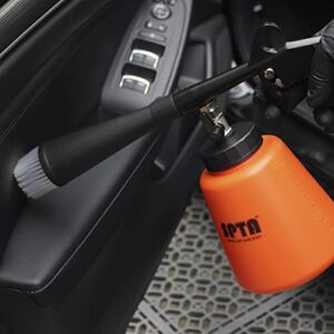 SPTA High Pressure Car Cleaning Gun, Cleaning Gun, Car Interior Washing Kit, Detailing Wash Gun with Metal Spinner for Seat Carpet Roof Dashboard, Essential Car Detailing Kit, 1L Bottle