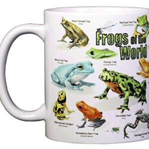 WILD COTTON Frogs of the World 11 Ounce Ceramic Coffee Mug (WC105M)