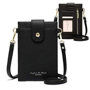 womens crossbody cellphone bag small shoulder purse card holder wallet pouch