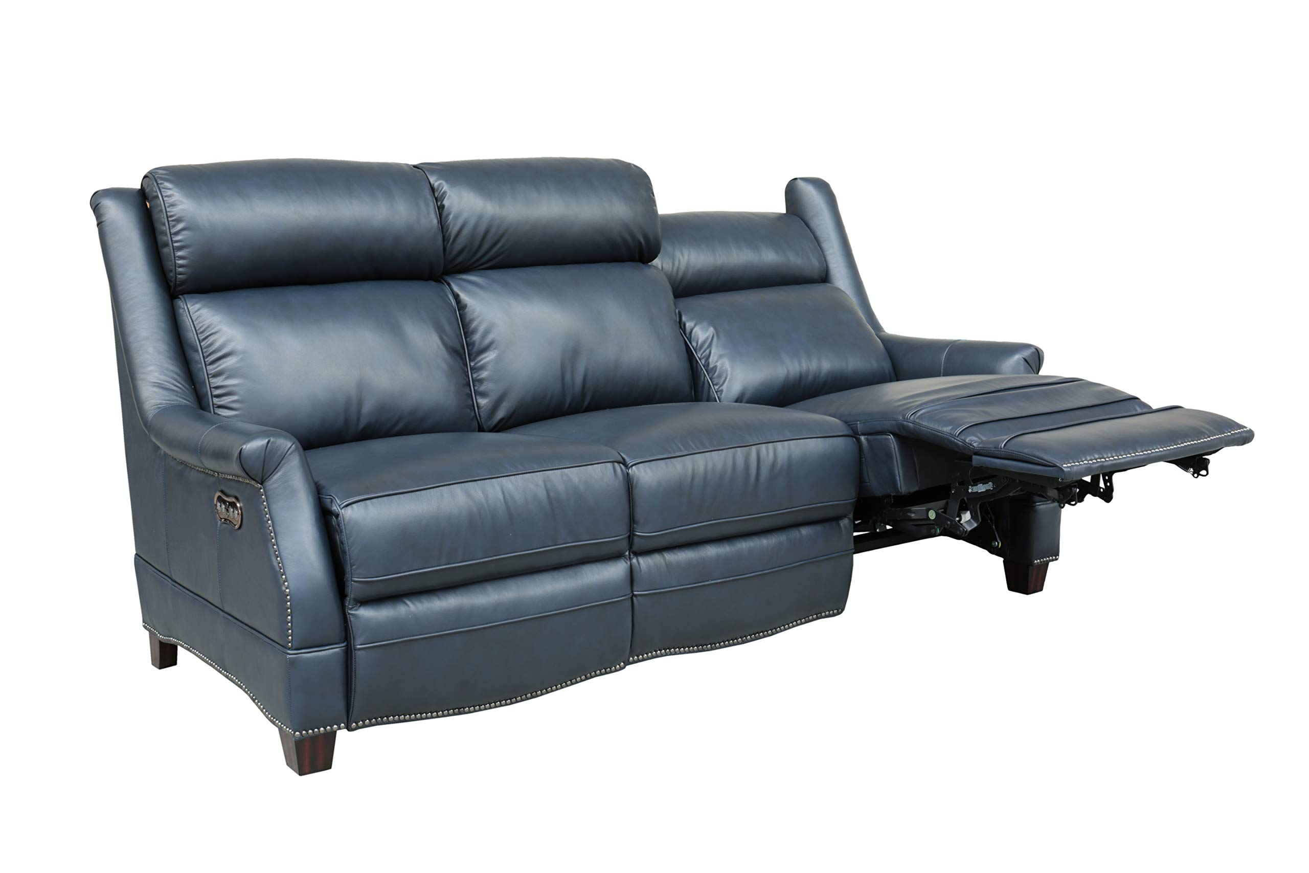 Barcalounger Warrendale Power Reclining Sofa w/Power Head Rests, Shoreham Blue