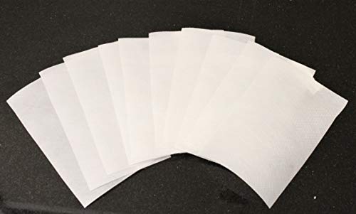 Fabrics and Drapes Washable Reusable Non Woven Filter Fabric 4 Inch Buckram/Crinoline Inserts - 10 Sheets (4 Inch by 9 Inch)