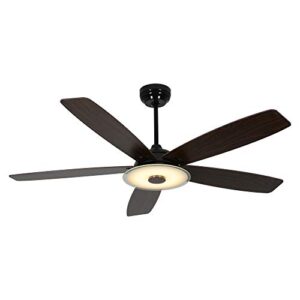 carro striker 52'' smart ceiling fan with remote, light kit included, works with google assistant and amazon alexa