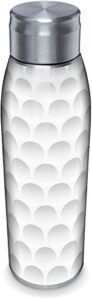 tervis golf ball texture triple walled insulated tumbler, 1 count (pack of 1), stainless steel