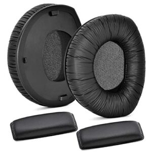 rs160 rs170 mod kit design pack, ear pads - defean replacement ear cushion earpads and headband compatible with sennheiser rs160 rs170 hdr160 hdr170 headphones repair parts suit (a set)