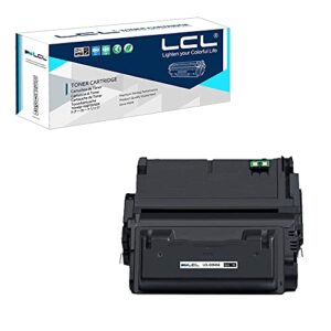 lcl compatible toner cartridge replacement for hp 45a q5945a 4345 mfp 4345x mfp 4345xm mfp 4345xs mfp (1-pack black)