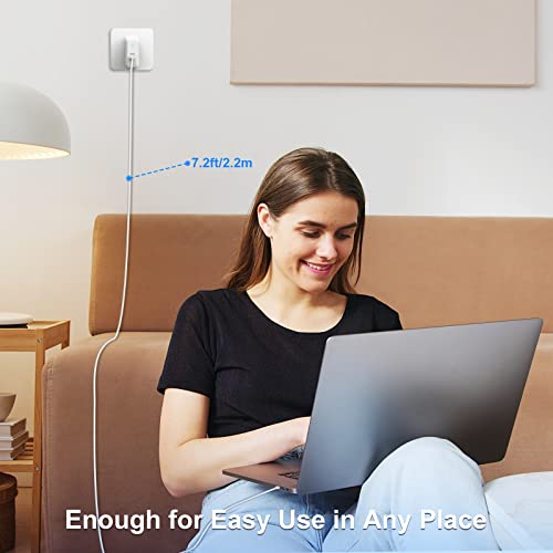 100W USB C Mac Book Pro Charger - SZPOWER Type C Fast Charger Power Adapter Compatible with MacBook Pro 16, 15, 14, 13 Inch, MacBook Air 13 Inch iPad Pro, 7.2ft USB C Cable