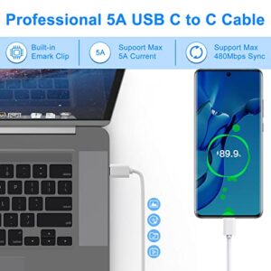 100W USB C Mac Book Pro Charger - SZPOWER Type C Fast Charger Power Adapter Compatible with MacBook Pro 16, 15, 14, 13 Inch, MacBook Air 13 Inch iPad Pro, 7.2ft USB C Cable