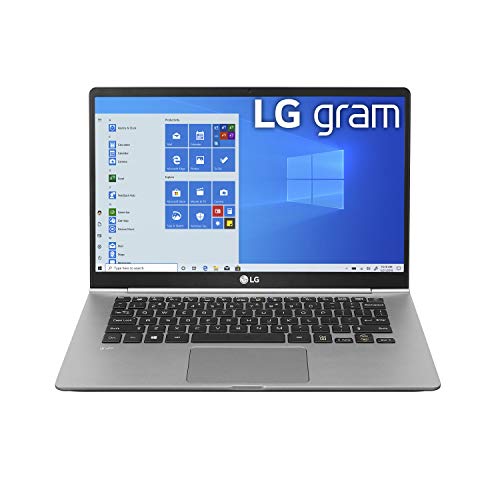 LG Gram 14Z995 Laptop 14" IPS Ultra-Lightweight, (1920 x 1200), 10th gen Core i5, 8GB RAM, 512GB SSD, Windows 10 Home, USB-C, HDMI, USB-A - Dark Silver