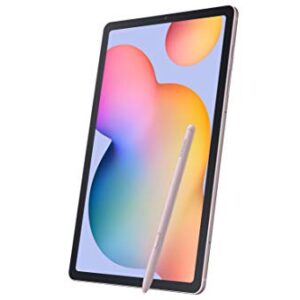 SAMSUNG Galaxy Tab S6 Lite 10.4" 128GB WiFi Android Tablet w/ S Pen Included, Slim Metal Design, Crystal Clear Display, Dual Speakers, Long Lasting Battery, ‎SM-P610NZIEXAR, Chiffon Rose