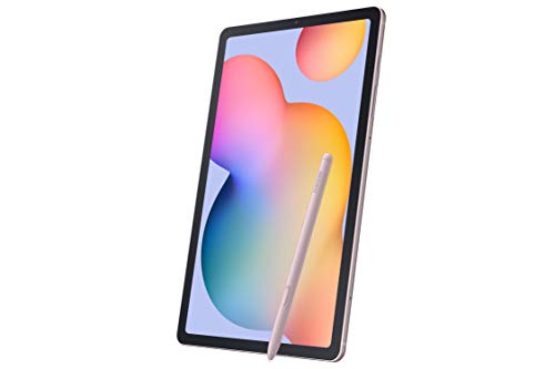 SAMSUNG Galaxy Tab S6 Lite 10.4" 128GB WiFi Android Tablet w/ S Pen Included, Slim Metal Design, Crystal Clear Display, Dual Speakers, Long Lasting Battery, ‎SM-P610NZIEXAR, Chiffon Rose