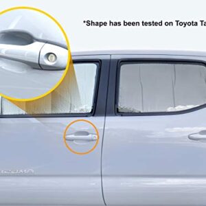 YelloPro Custom Fit Door Handle Cup 3M Scotchgard Anti Scratch Clear Bra Paint Protector Film Cover Self Healing Guard For 2016 2017 2018 2019 2020 2021 2022 Toyota Tacoma Pickup Truck