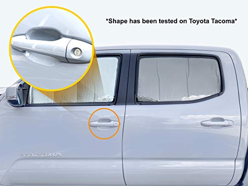 YelloPro Custom Fit Door Handle Cup 3M Scotchgard Anti Scratch Clear Bra Paint Protector Film Cover Self Healing Guard For 2016 2017 2018 2019 2020 2021 2022 Toyota Tacoma Pickup Truck