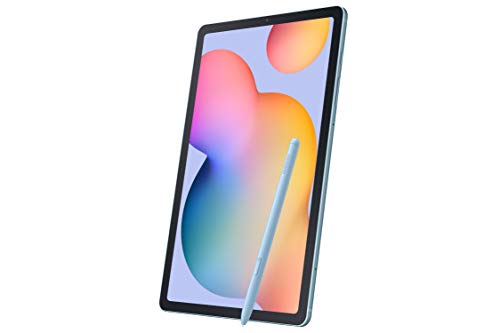 SAMSUNG Galaxy Tab S6 Lite 10.4" 64GB WiFi Android Tablet w/ S Pen Included, Slim Metal Design, Crystal Clear Display, Dual Speakers, Long Lasting Battery, SM-P610NZBAXAR, Angora Blue