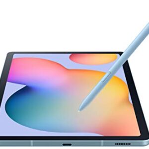 SAMSUNG Galaxy Tab S6 Lite 10.4" 64GB WiFi Android Tablet w/ S Pen Included, Slim Metal Design, Crystal Clear Display, Dual Speakers, Long Lasting Battery, SM-P610NZBAXAR, Angora Blue