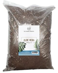 aloe vera soil blend, hand blended aloe vera and succulent soil mix, re-pots 4-6 small plants, 2-4 medium plants, or 1-2 large plants, all natural (4qts)
