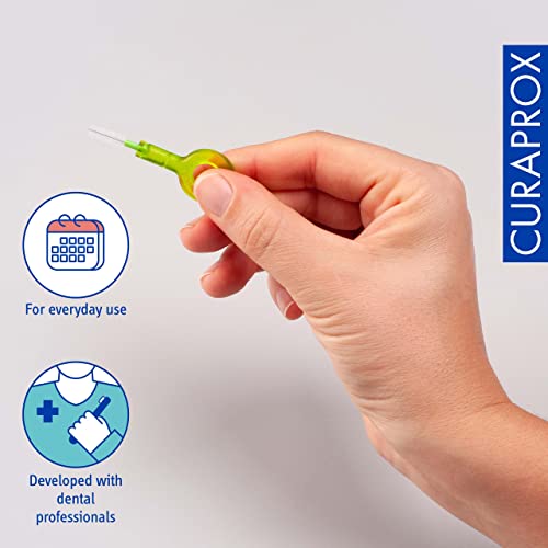 Curaprox CPS 011 Prime Refill Interdental Brushes, 8-Piece Refill Pack interdental Brushes CPS 011 Prime, 1.1 mm to 5.0 mm, Green