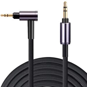 Tiandirenhe Upgrade Cable Compatible Sony MDR-XB950BT/MDR-1000X/WH-1000XM2/WH-1000xm3/WH-CH700N/MDR-100ABN/MDR-1A/MDR/1ADAC/MDR-XB950N Headphones for AUX Audio Cable Cord (48in/Black)