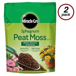 Miracle-Gro Sphagnum Peat Moss, 8 qt., For Containers and In-Ground