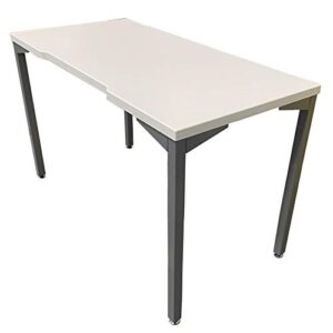 Vari QuickPro Table 48x24 (Discontinued Model) - Office Desk with Durable Laminate Finish - Easy Assembly (White)