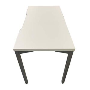 Vari QuickPro Table 48x24 (Discontinued Model) - Office Desk with Durable Laminate Finish - Easy Assembly (White)